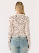 Orellia Long Sleeve Top - Ivory - 图片 3