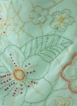 Outlaw Beaded Mini Dress - Mint Aqua - 图片 6