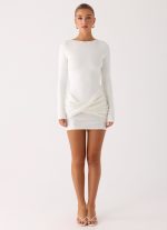 Overprotected Sequin Mini Dress - White - 图片 7