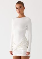 Overprotected Sequin Mini Dress - White - 图片 4