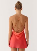 Palm Sugar Beaded Mini Dress - Sunset Ombre - 图片 3