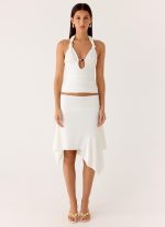 Payback Shell Trim Top - White - 图片 2