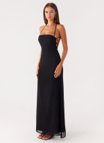 Peggy Maxi Dress - Black - 图片 3