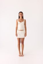 Posy Satin Top - Ivory - 图片 7