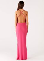 Pure Heart Cowl Maxi Dress - Fuchsia - 图片 5
