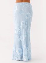 Radiate Maxi Skirt - Blue - 图片 3