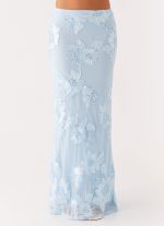 Radiate Maxi Skirt - Blue - 图片 4