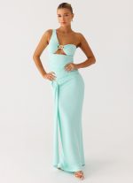 Ravi One Shoulder Top - Aqua - 图片 5