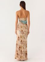 React Strapless Maxi Dress - Desert Blur - 图片 3