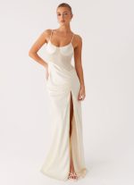Rising Sun Maxi Dress - Off White