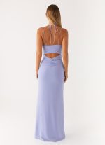 Roberta Maxi Dress - Heather Blue - 图片 4