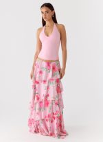 Roll Out Halter Top - Petal Pink - 图片 6