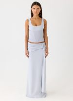 Romana Corset Top - Misty Blue - 图片 4