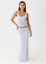 Romana Corset Top - Misty Blue - 图片 6