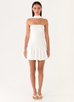Ros Mini Dress - White - 图片 5