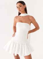 Ros Mini Dress - White - 图片 6