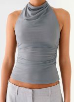 Rosana Halter Top - Grey - 图片 6