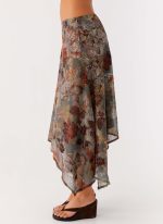 Rosewood Low Rise Midi Skirt - Vintage Blossom - 图片 2