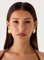 Rosso Rush Earrings - Gold - 图片 2