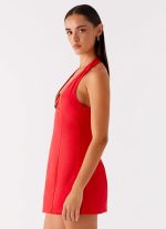 Roxe Mini Dress - Red - 图片 3