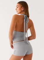 Roxy Halter Top - Grey - 图片 5