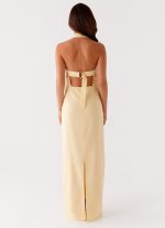 Rumour Has it Maxi Dress - Yellow - 图片 4