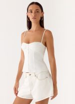 Samah Top - White - 图片 6