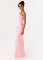 Sandrine Strapless Maxi Dress - Pink - 图片 4