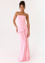 Sandrine Strapless Maxi Dress - Pink - 图片 7