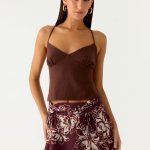 Sangria Top - Chocolate