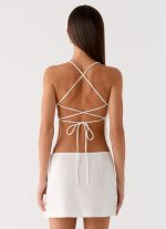 Sangria Top - White - 图片 4