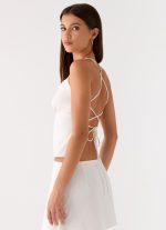 Sangria Top - White - 图片 6