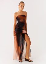 Savaya Maxi Dress - Black Gradient - 图片 4