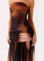 Savaya Maxi Dress - Black Gradient - 图片 5