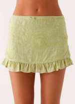 Savoir Beaded Mini Skirt - Mint - 图片 5