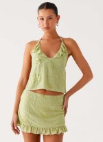 Savoir Beaded Mini Skirt - Mint - 图片 6