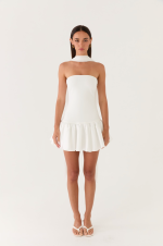 Ros Mini Dress - White - 图片 7