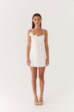 Avenya Mini Dress - White - 图片 7
