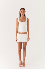 Amarente Corset - White - 图片 7