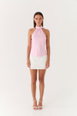 Keena Scarf Top - Pink - 图片 7