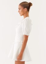 Seana Mini Dress - White - 图片 4