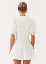 Seana Mini Dress - White - 图片 5