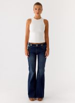 See Me Twice Ribbed Top - White - 图片 4