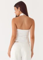 Seethal Halter Top - White - 图片 7