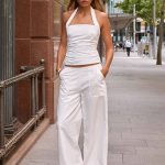 Seethal Low Rise Pants - White