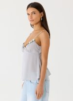 Selina Cami Top - Misty Blue - 图片 2