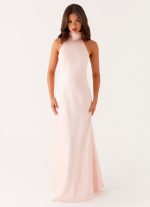 Siani Backless Maxi Dress - Pink - 图片 2