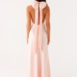 Siani Backless Maxi Dress - Pink