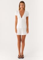 Simply Yours Mini Dress - White - 图片 2