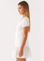 Simply Yours Mini Dress - White - 图片 3